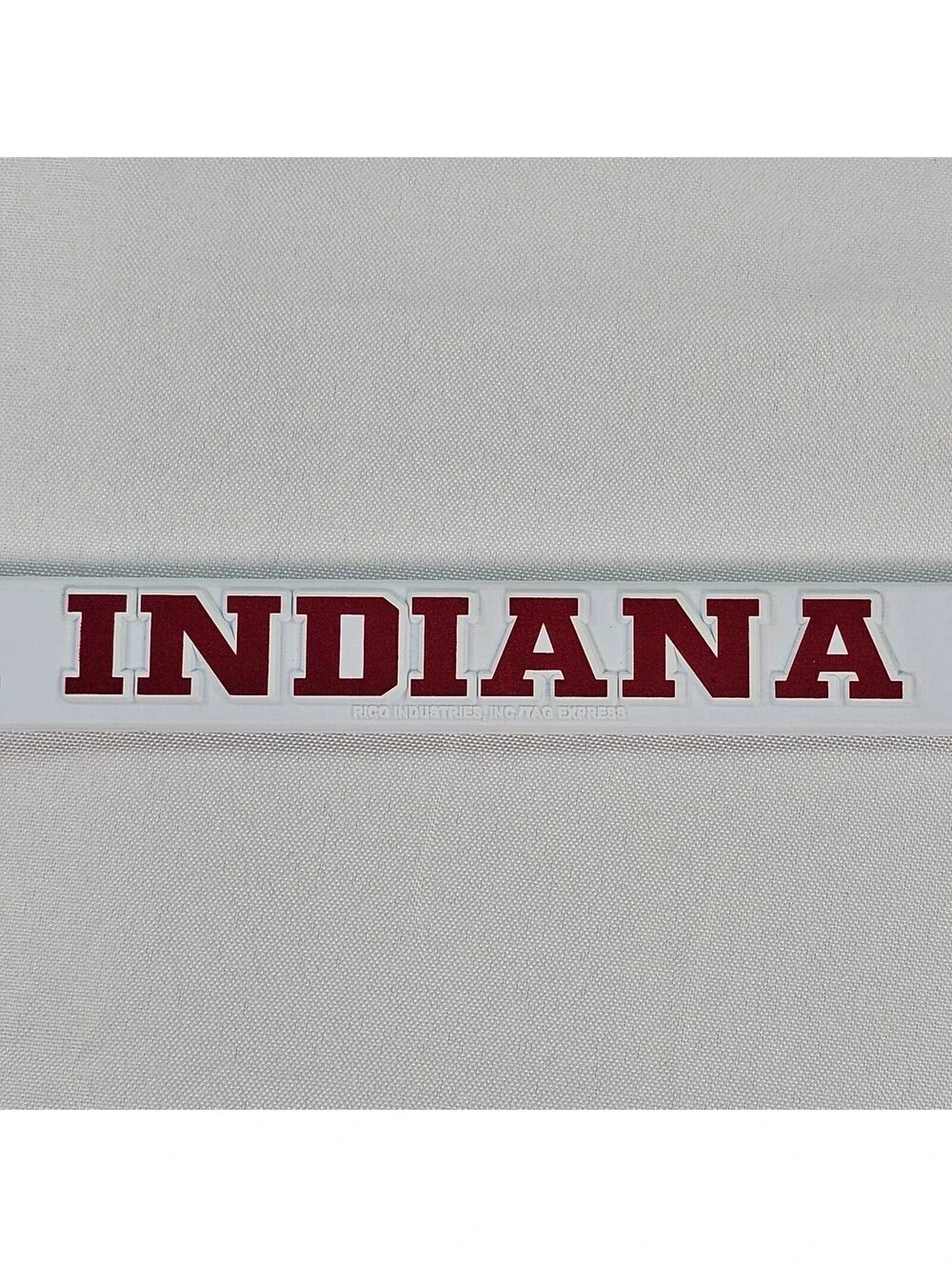Indiana Hoosiers License Plate Frame Rico Industries White Crimson NCAA IU New